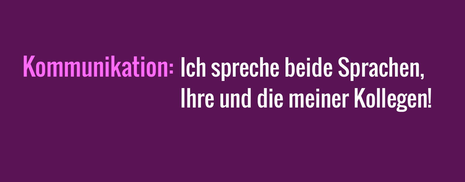 Kommunikation auf Augenhöhe durch Beratung